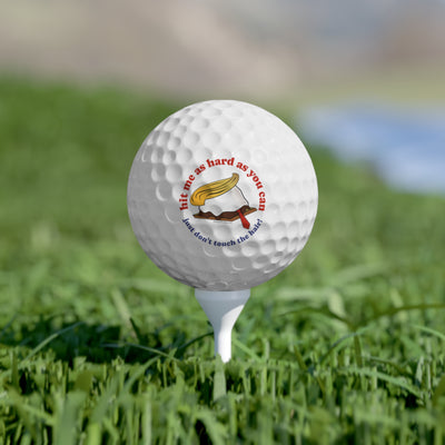 k.  Hit Me as Hard as You Can!  Golf Balls, 6pcs